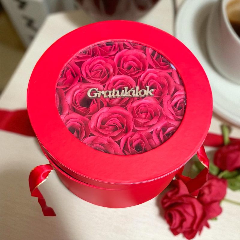 Szalagtűzőre - illatos szappanrózsával