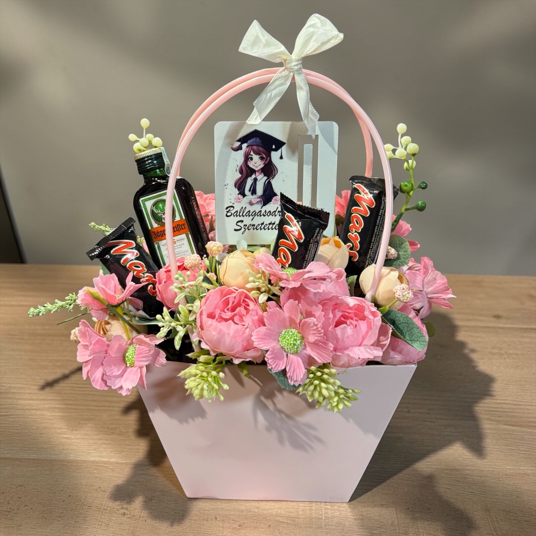 Ballagási ajándéktáska - pénzátadóval