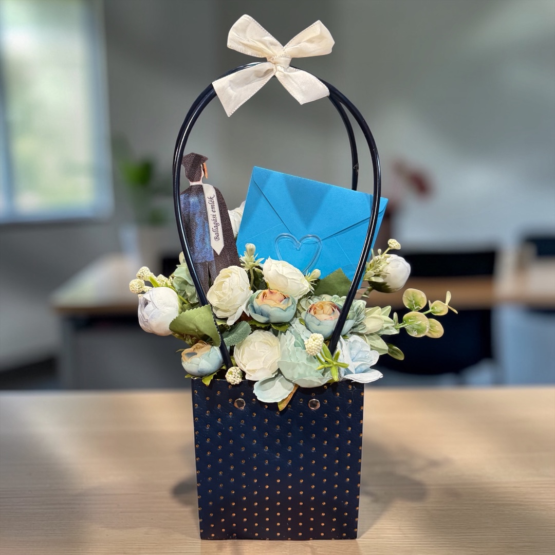 Ballagási ajándéktáska - pénzátadó borítékkal