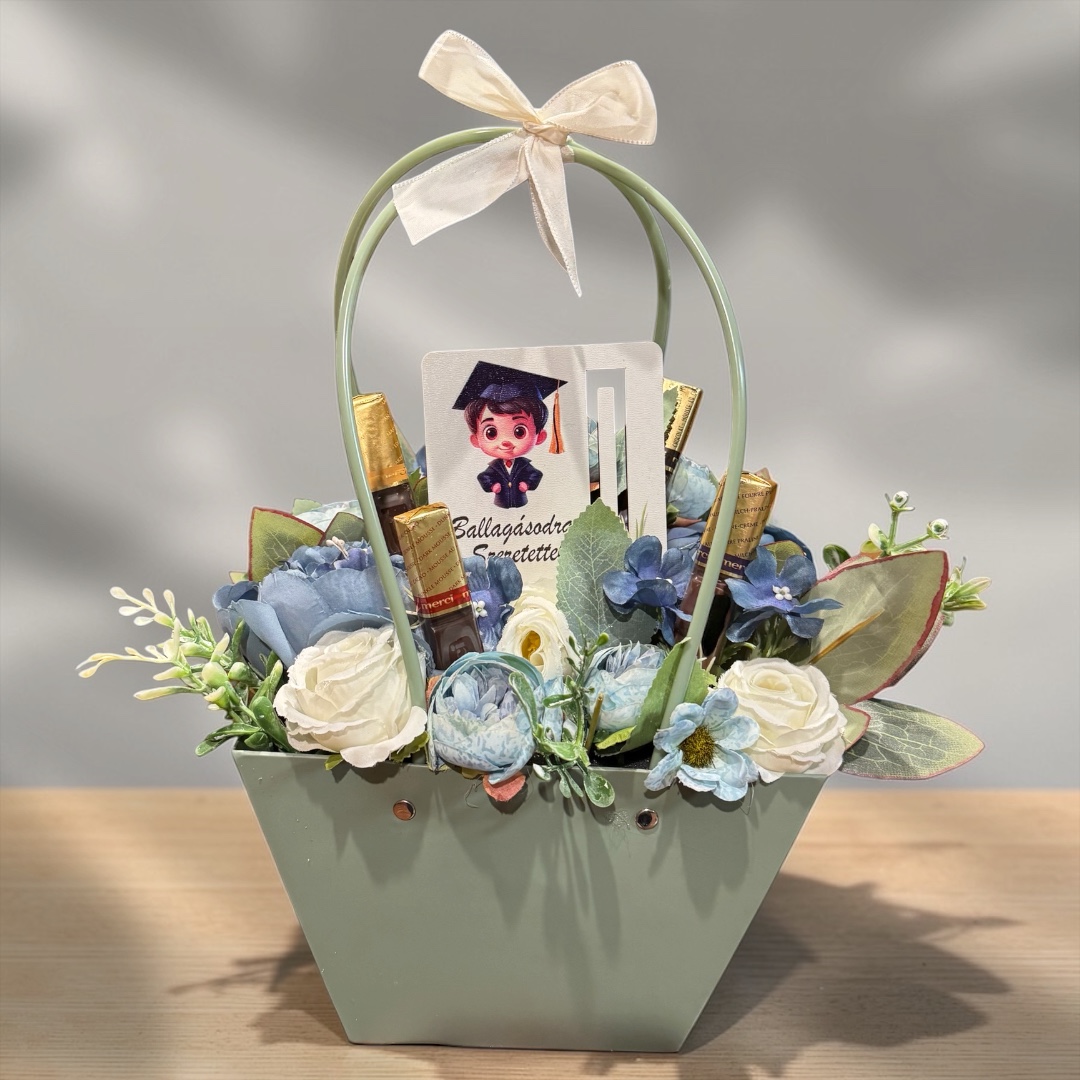 Ballagási ajándéktáska - pénzátadóval