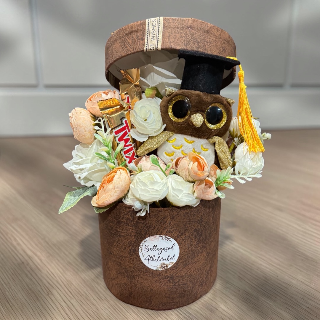 Ballagási ajándékbox - pénzátadóval