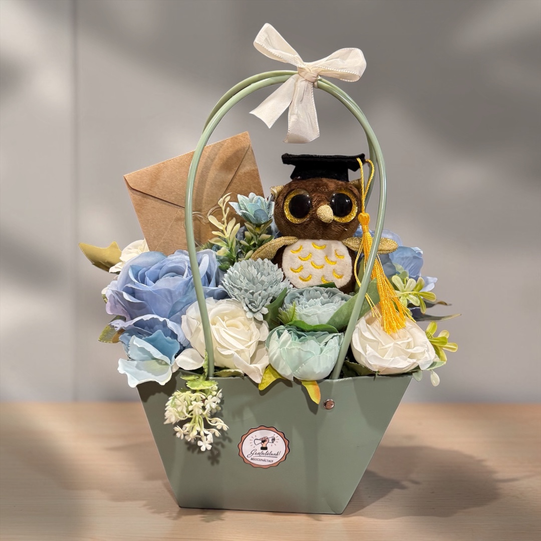 Ballagási ajándéktáska - pénzátadó borítékkal