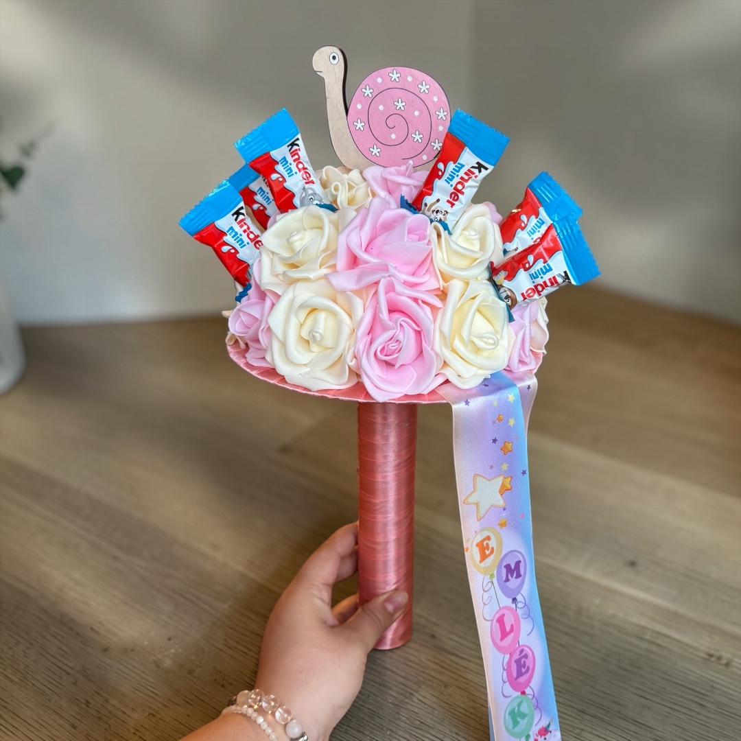 Ovis ballagási csokor - csiga