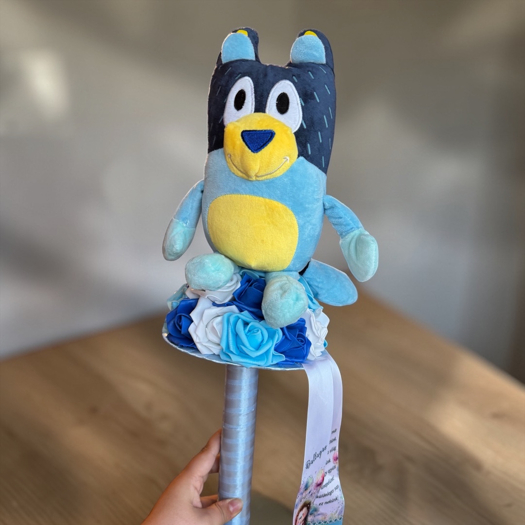 Ovis ballagási csokor - bluey