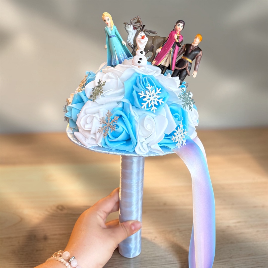 Ovis ballagási csokor - jégvarázs