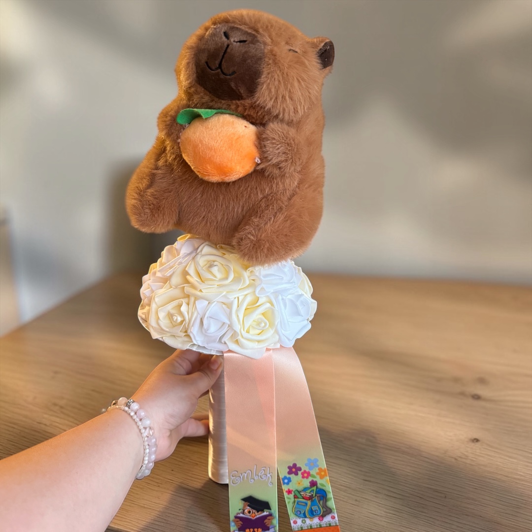 Ovis ballagási csokor - capybara