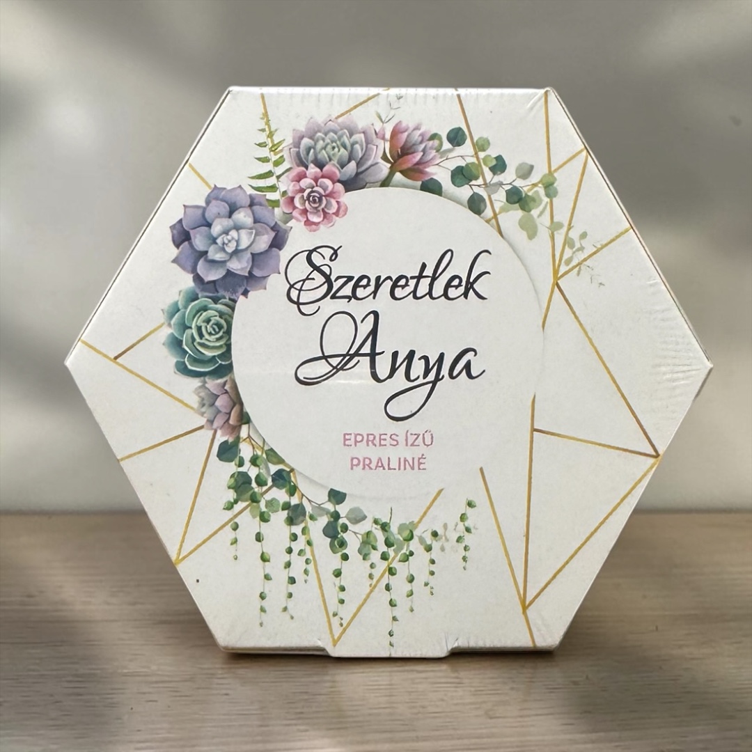 Anyák napi feliratos csokoládé - Szeretlek Anya