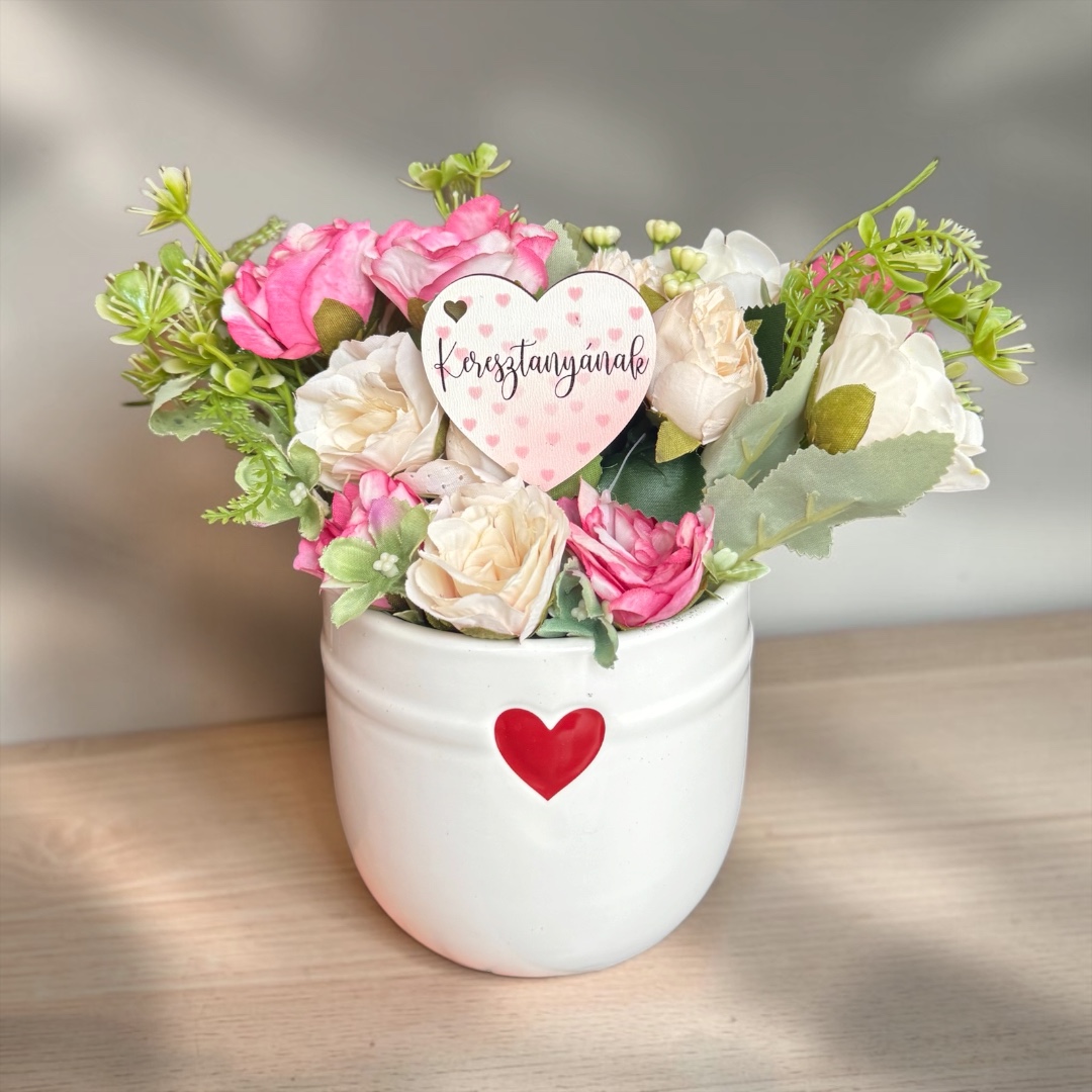 Anyák napi asztaldísz - Keresztanyának