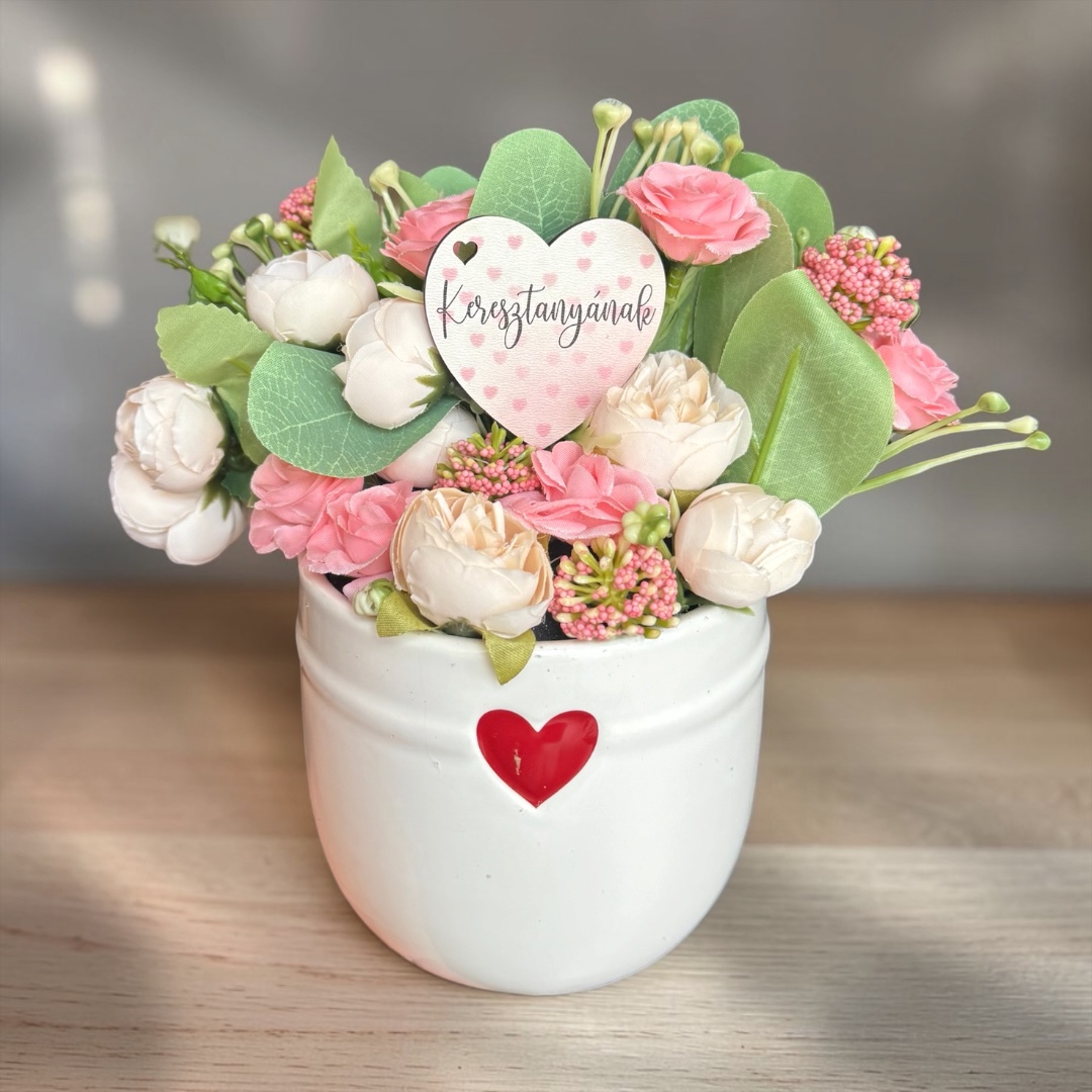 Anyák napi asztaldísz - Keresztanyának