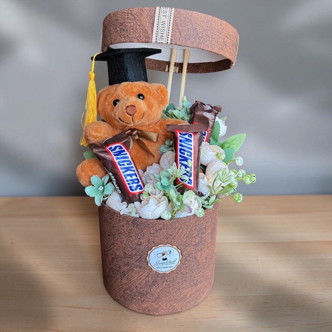 Ballagási ajándékbox - snickers