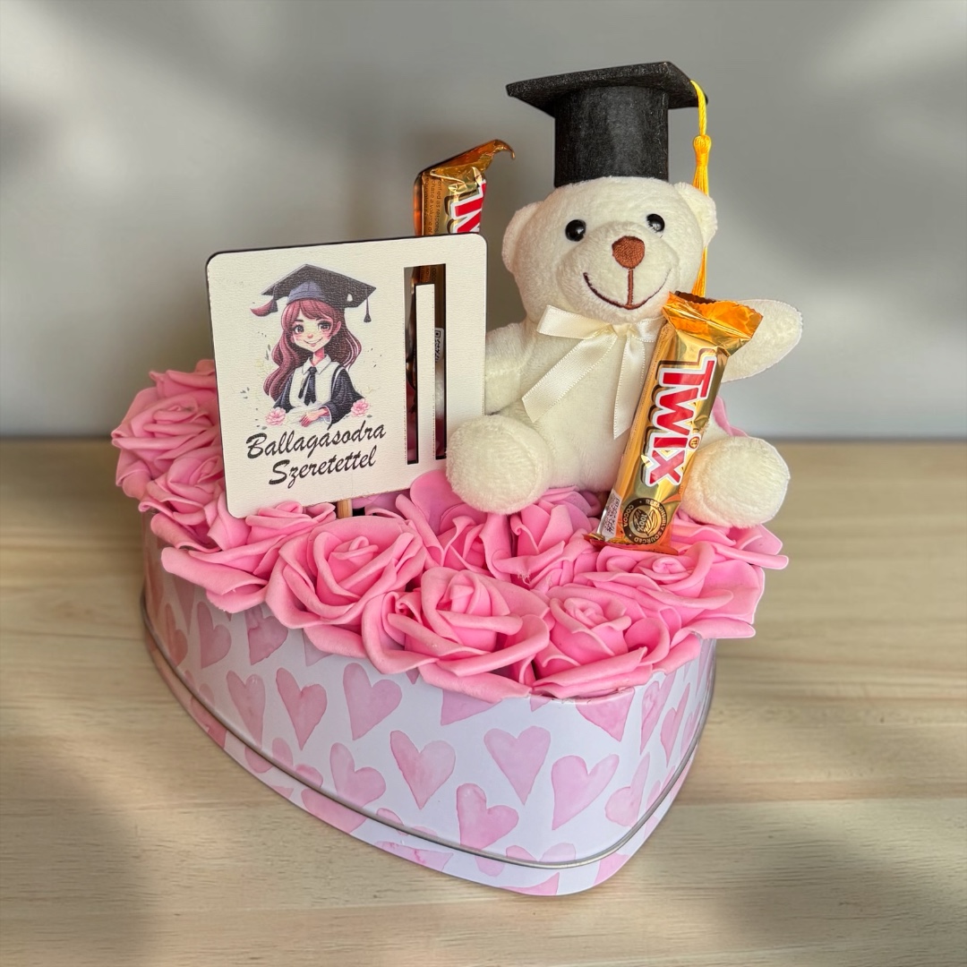 Ballagási ajándékbox - pénzátadóval