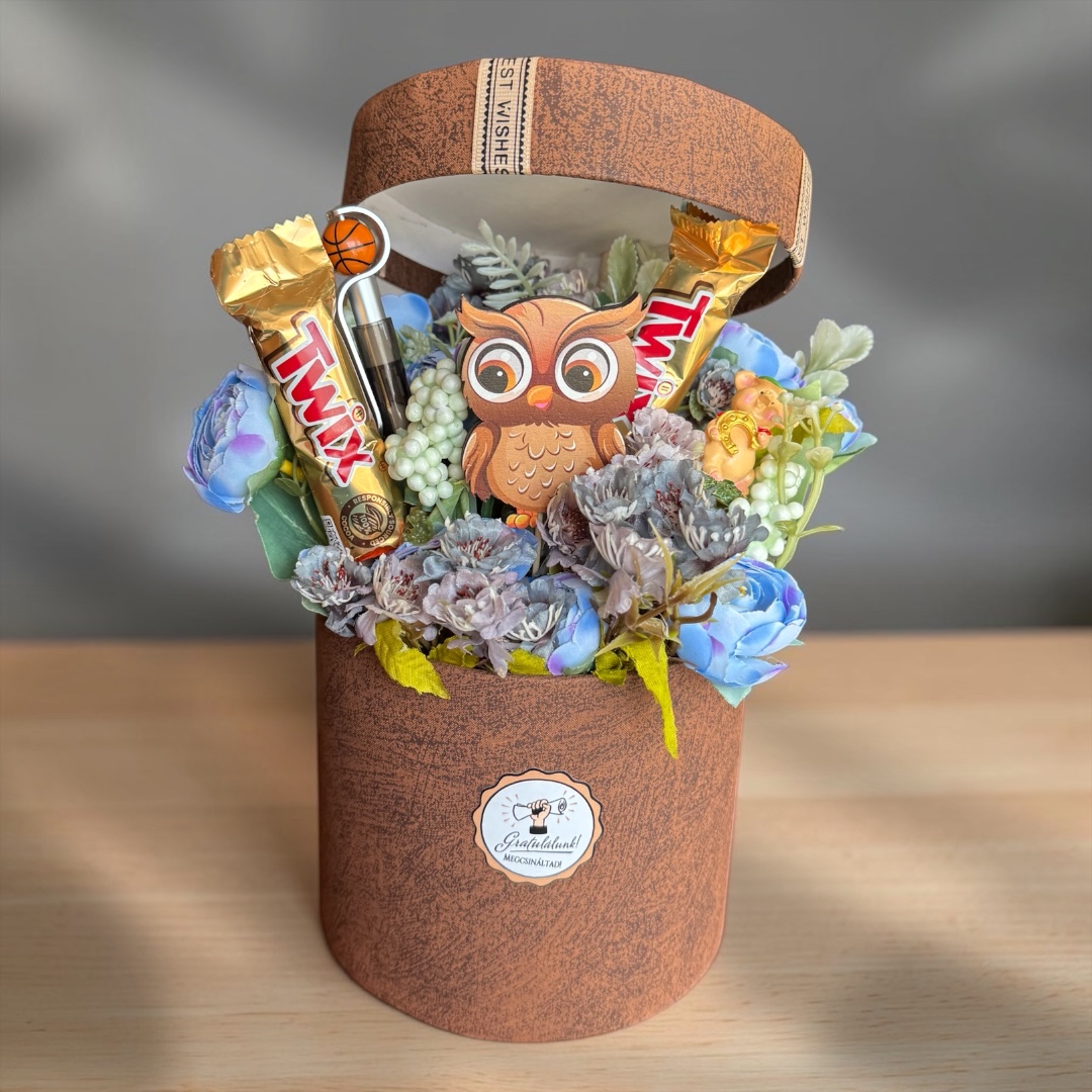 Ballagási ajándékbox - kosárlabda