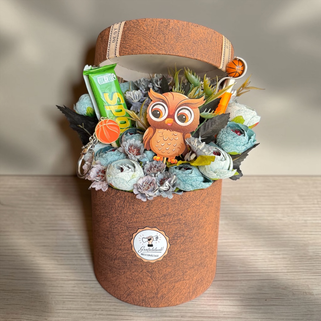 Ballagási ajándékbox - kosárlabda