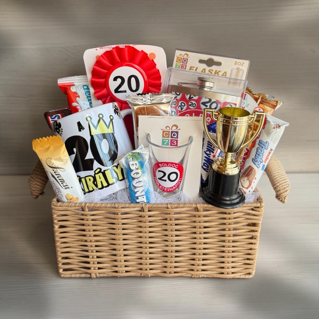 20. Születésnapi Ajándékbox – A 20-asok Királyának