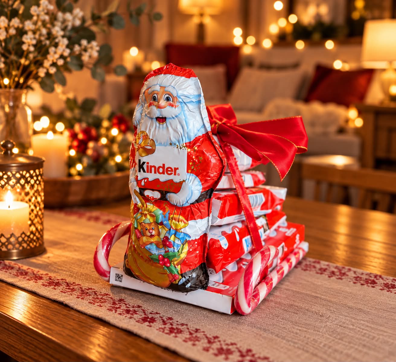 Kinder Mikulás szánkó